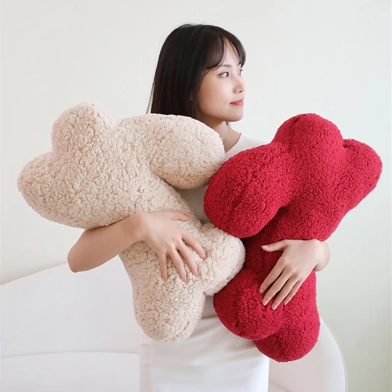 Kawaii Rabbit Plush Soft Toy for Children, Cute Stuffed Bunny Doll, Anti Stress Cushion, Pillow for Home Decoration, Children