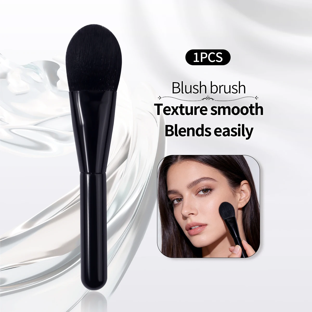 1 Pcs Soft Blush Brush High Pigment Pickup, Versatile Blending Contour Brush, Easy to Use Makeup Tool for Beginners