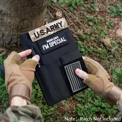 Kosibate Outdoor Tactical Memo Cover War Notebook Case Diary Book Cover Camping Accessories