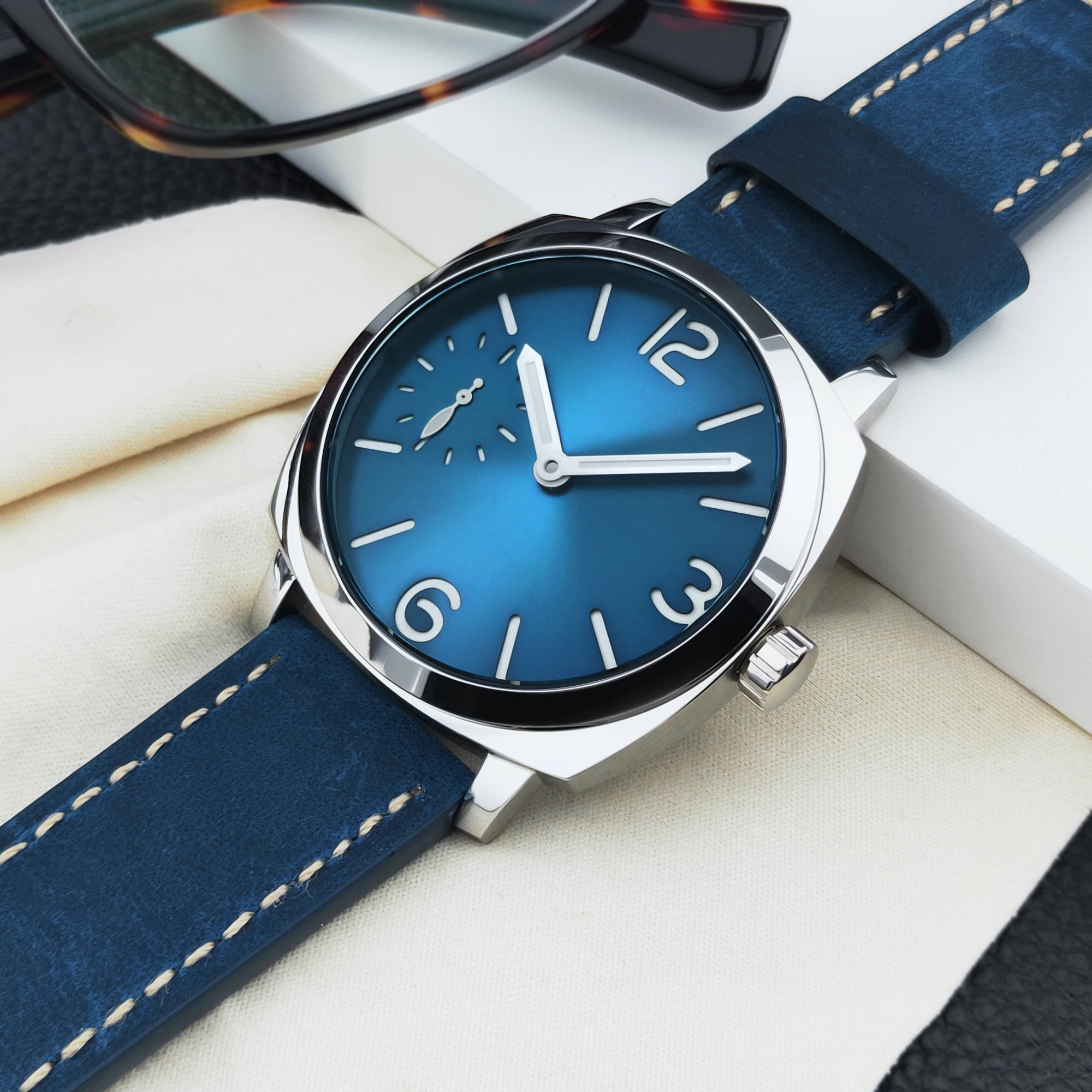 

CORGEUT Simple Mino Series Classic Stainless Steel Case Watch For Man Mechanical Waterproof watch men's luminous sports watch