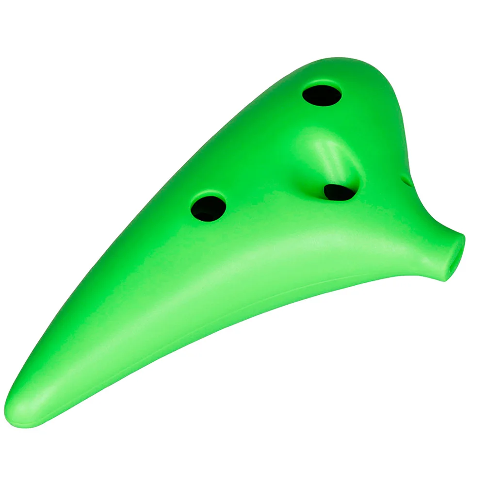 

12 Holes C-tuning Pottery Flute Ocarina Instrument Gift Easy Musical Multicolor