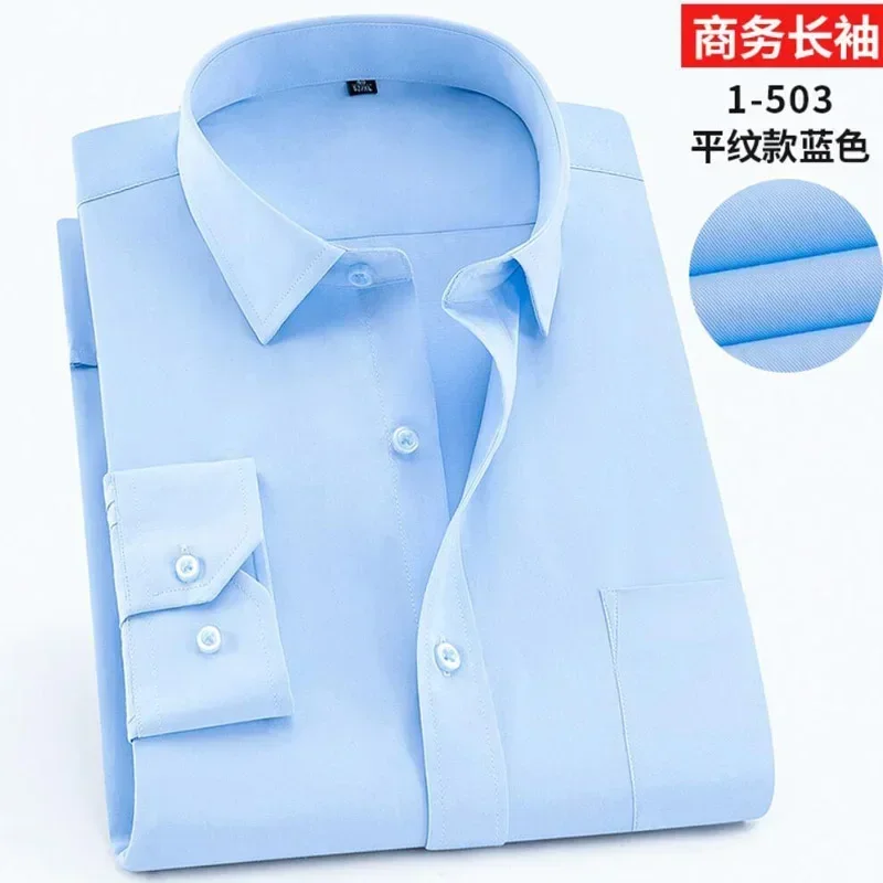 12XL 160KG Summer Spring Men Dress Shirt Long Sleeve Large size 150KG Oversize Formal Office Business Wedding Shirts Gray 10xl