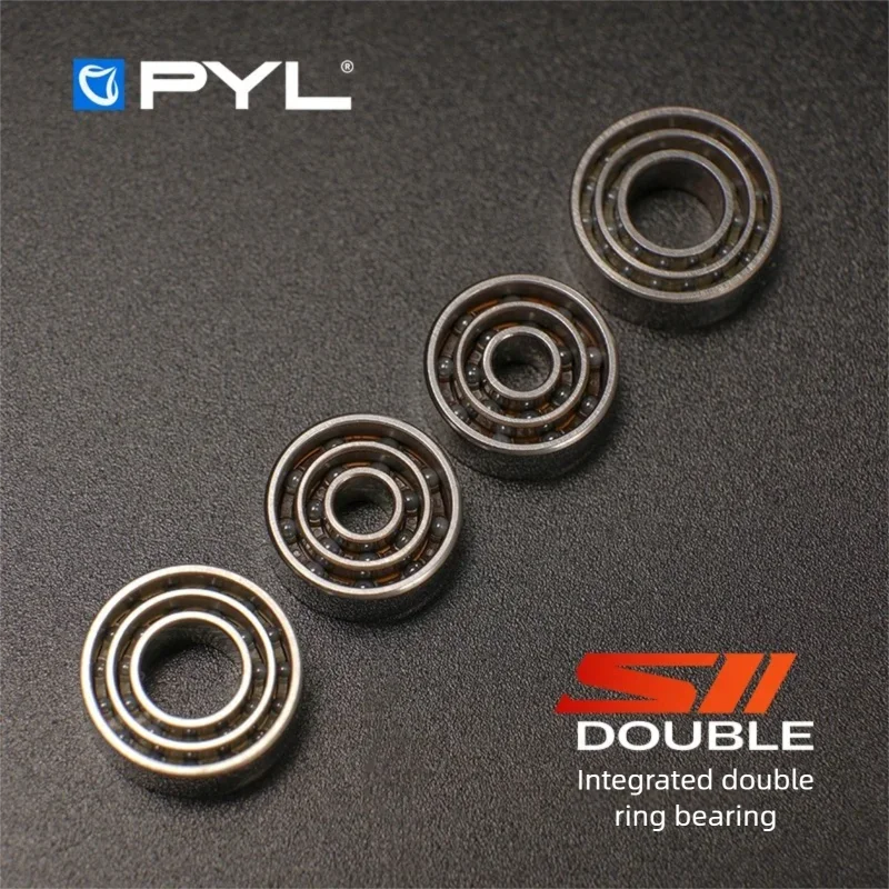 PYL SII Semi Ceramic Ball Bearing with AKS Ceramic Balls, 95H Rustproof Fishing Reel Bearing for DIY Upgrade & Repair