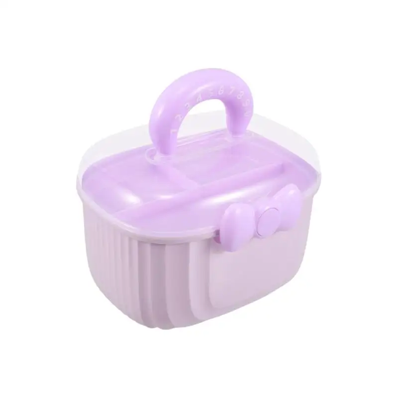 

E8BD Portable Double Layer Clear Jewelry Box For Women Girls Large Capacity Storage Organizers With Ergonomic Carrying Handle