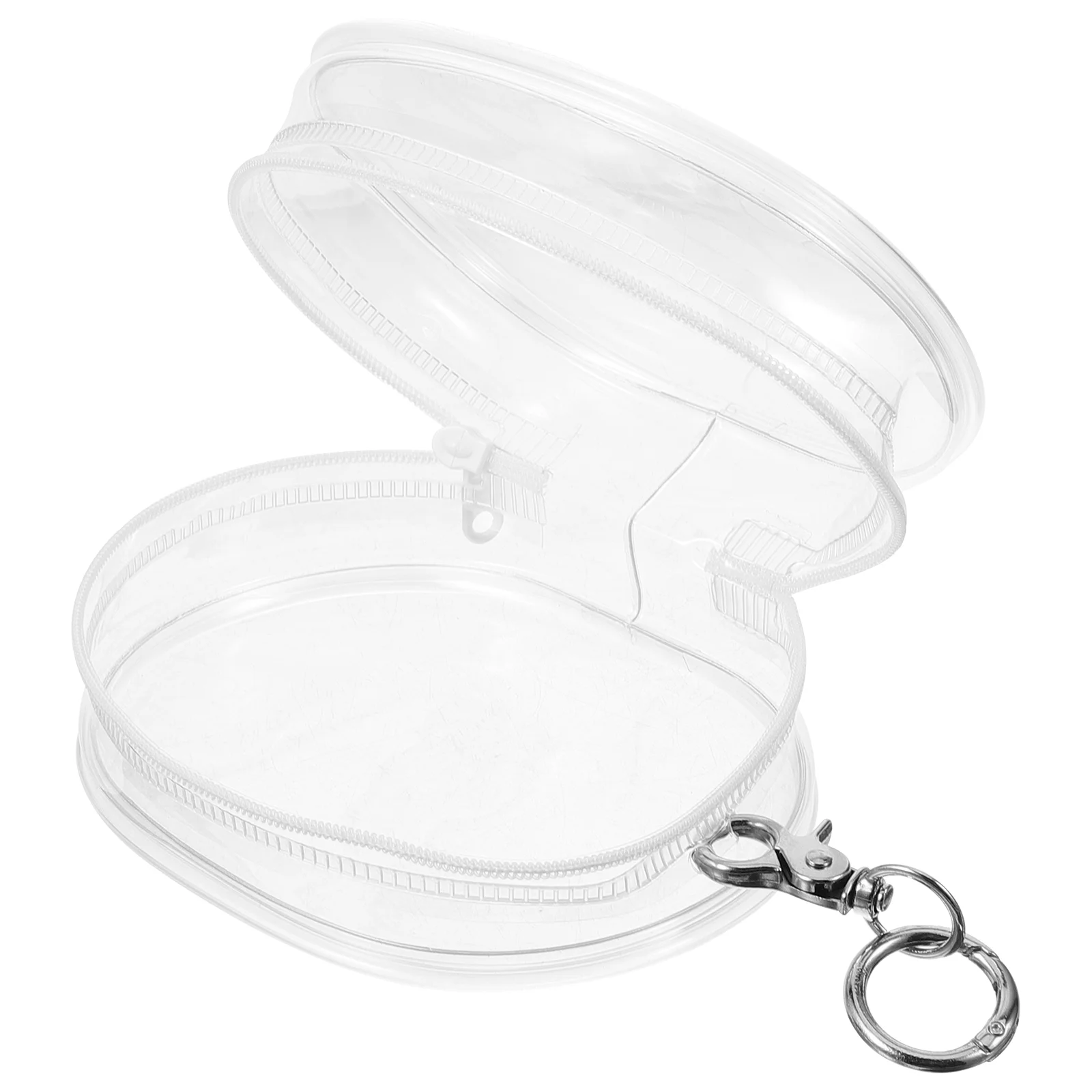 

10CM PVC Transparent Outing Bag Lightweight Portable Mini Hanging Storage Tote Clear Display Water Resistant Outdoor Small