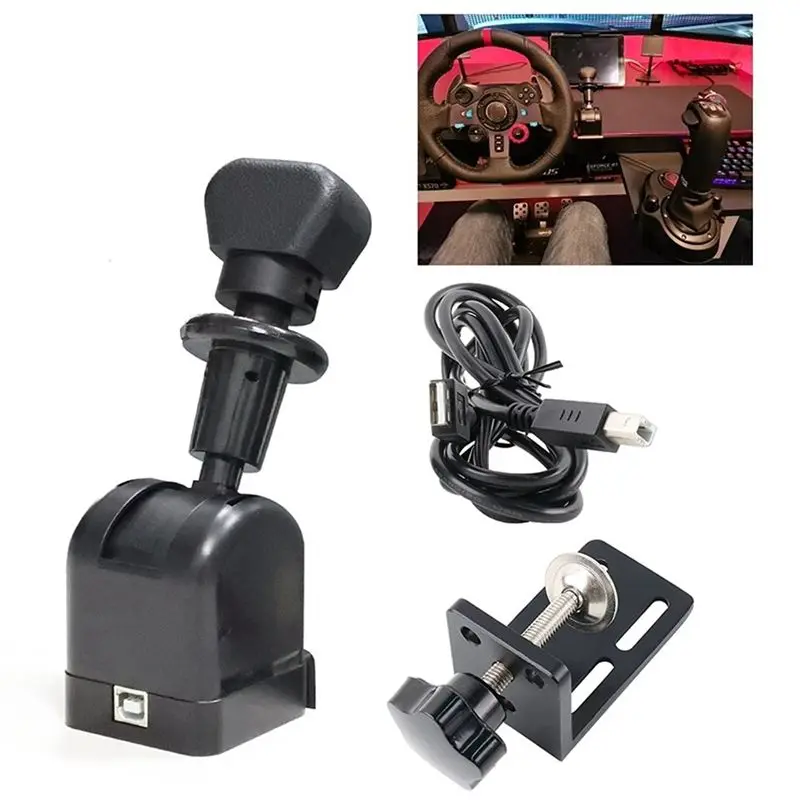 A10E-Truck Hand Brake Metal+Plastic+Rubber Game Accessories For ETS2 European /American Simracing Games For Logitech G27 G29 G92