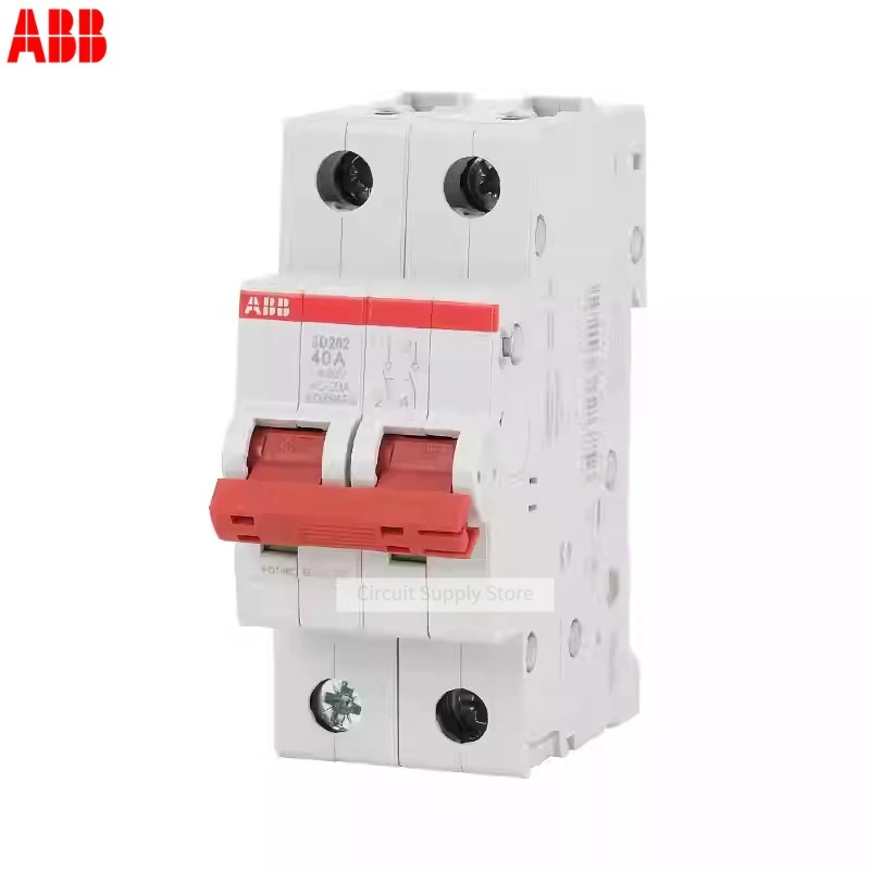 ABB فاصل التيار المتناوب قطاع دارة ضربة المغناطيسي SD200 سلسلة SD201 SD202 SD203 SD204 1P 2P 3P 4P 16A 25A 32A 40A 50A63A80A100A #3