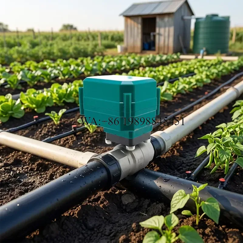 WMWMNU for Automatic Smart Water Valve 12V DC 3/4 Inch Stainless Steel Ball Valve Timer Controller OEM 3 Year Warranty Garden