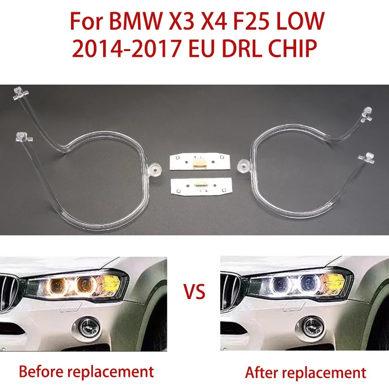 

White Light Angel Eye Chip For BMW X3 X4 F25 2014-2017 LOW European Version of The Ballast Car Headlight DRL CHIP Spare Parts