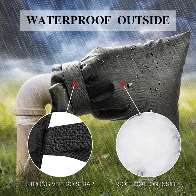 Outdoor Antifreeze Faucet Covers Winter Faucet Cover Hose Bib Accessories Reusable Tap Protector Frost Protection Cover