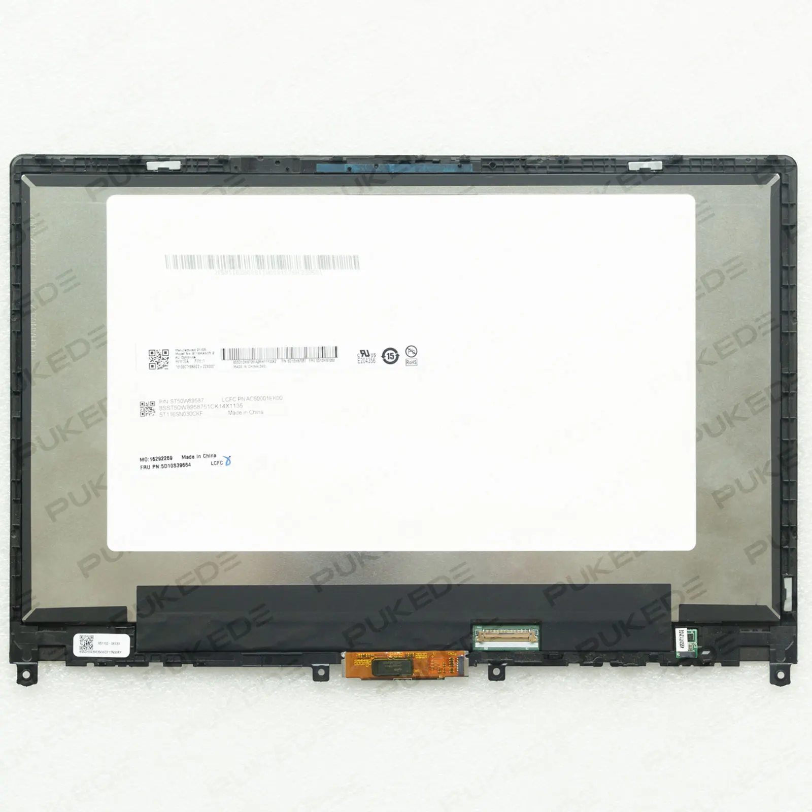 Untuk Lenovo Ideapad Flex 3-11ADA05 11.6 "Inci Rakitan Layar Sentuh Lcd + dengan Bingkai FHD 1920X1080