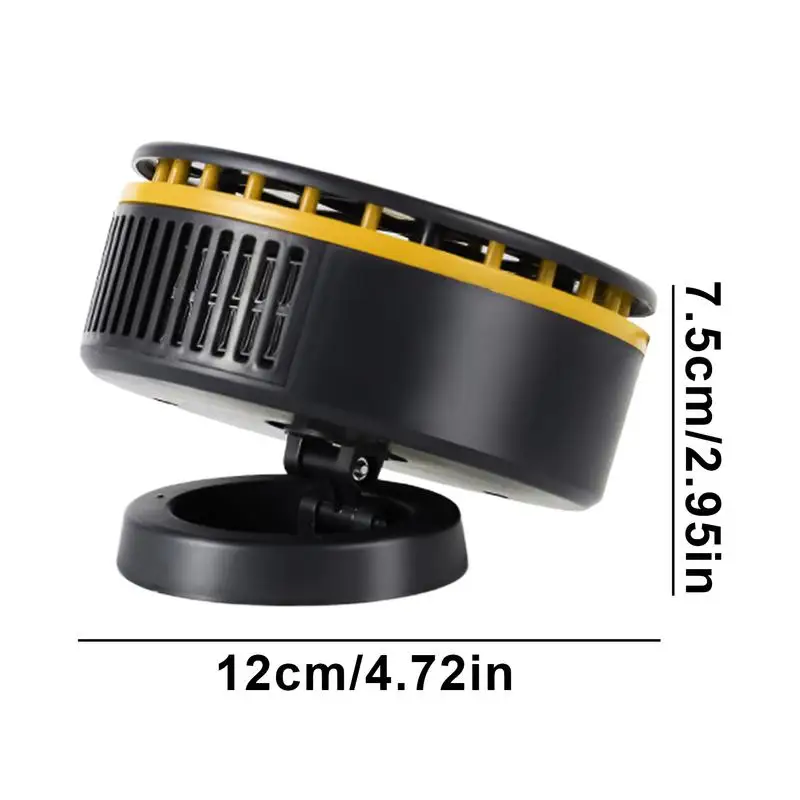 Car Heater Fan 12V 2 in 1 Auto Cooler and Heater Car Defrost Defogger 360 Degree Rotation Car Heater Demister  Auto Accessories