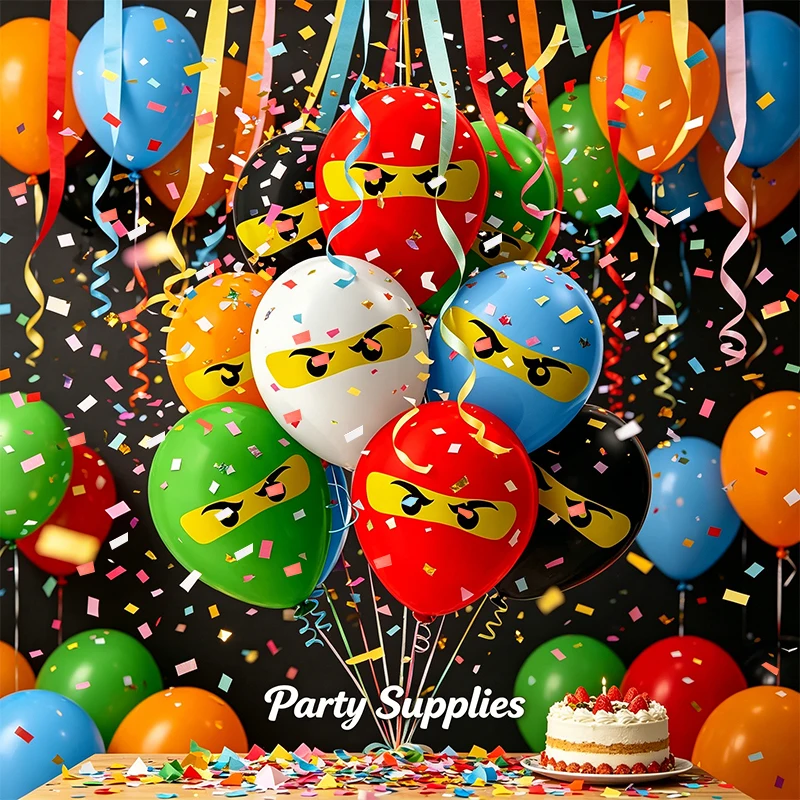 Building Blocks Birthday Party Decoration Balloons Party Supplies Latex Balloon Shower Decors balloon Birthday party gift supply