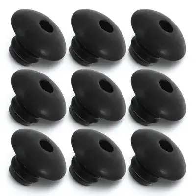 

120pcs Rubber Peg Hook Stoppers for 1/4 Inch Pegboard Hooks Prevent Falling Off Locks Retainers Accessories