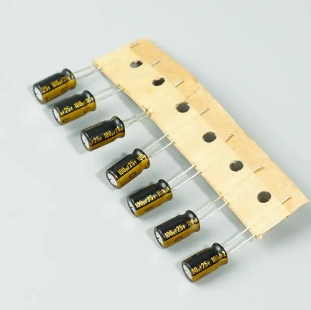 

20PCS/lot original japan NICHICON KW 25V100UF 6.3X11MM 100UF 25V Aluminum electrolytic capacitor 85c free shipping