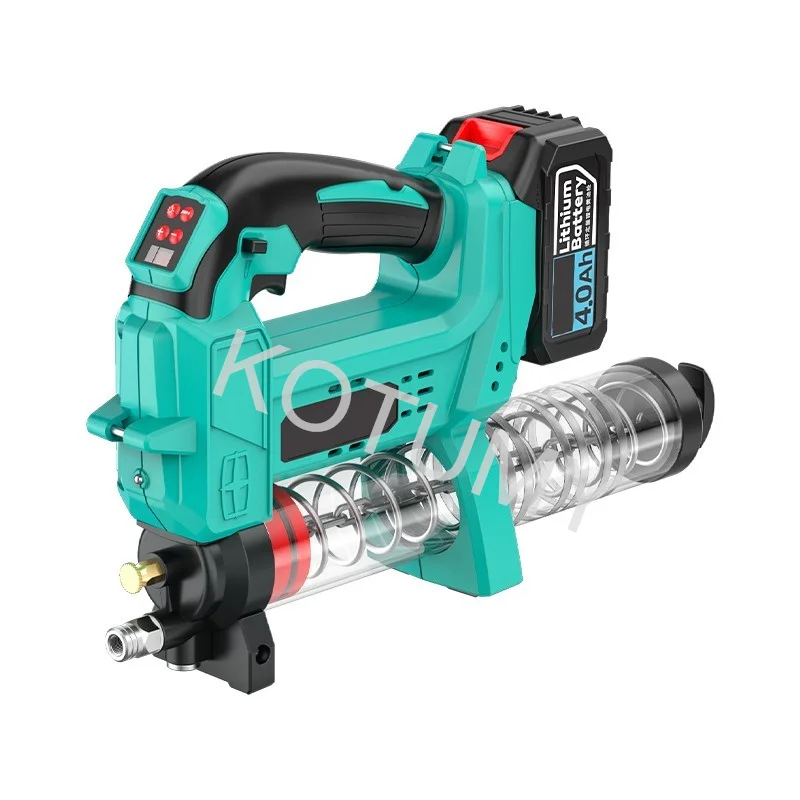 Electric Grease Gun Rechargeable Lithium Battery Cordless Grease Gun Automatic Butter Machine Quantitative Grease Gun