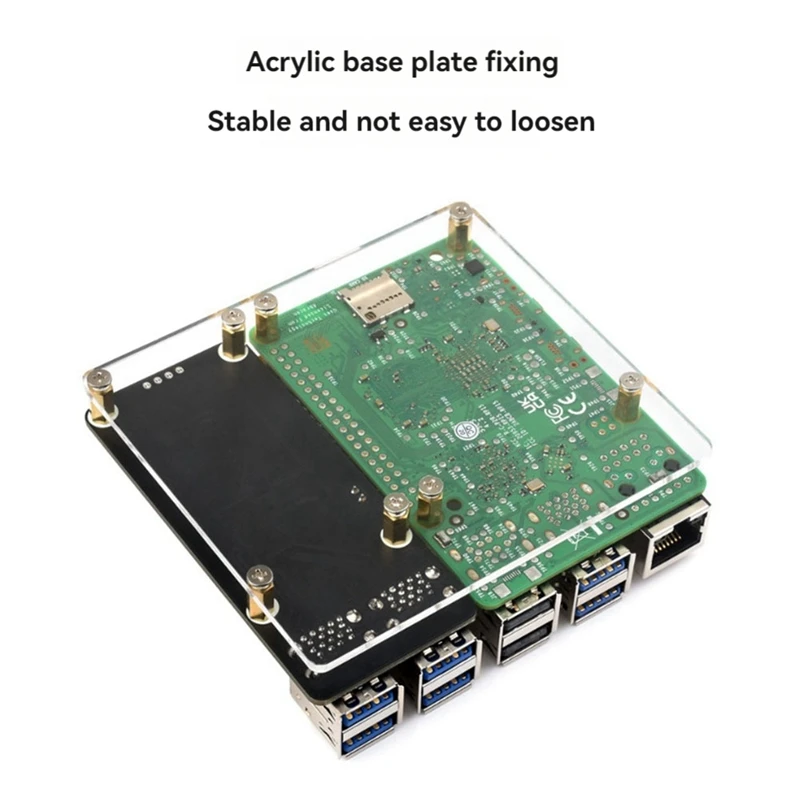 For Raspberry Pi 5 Pcie To USB3.2 Gen1 Board 5Gbps Pcie To 4Xusb3.2 Expansion Board Driver-Free Plug And Play