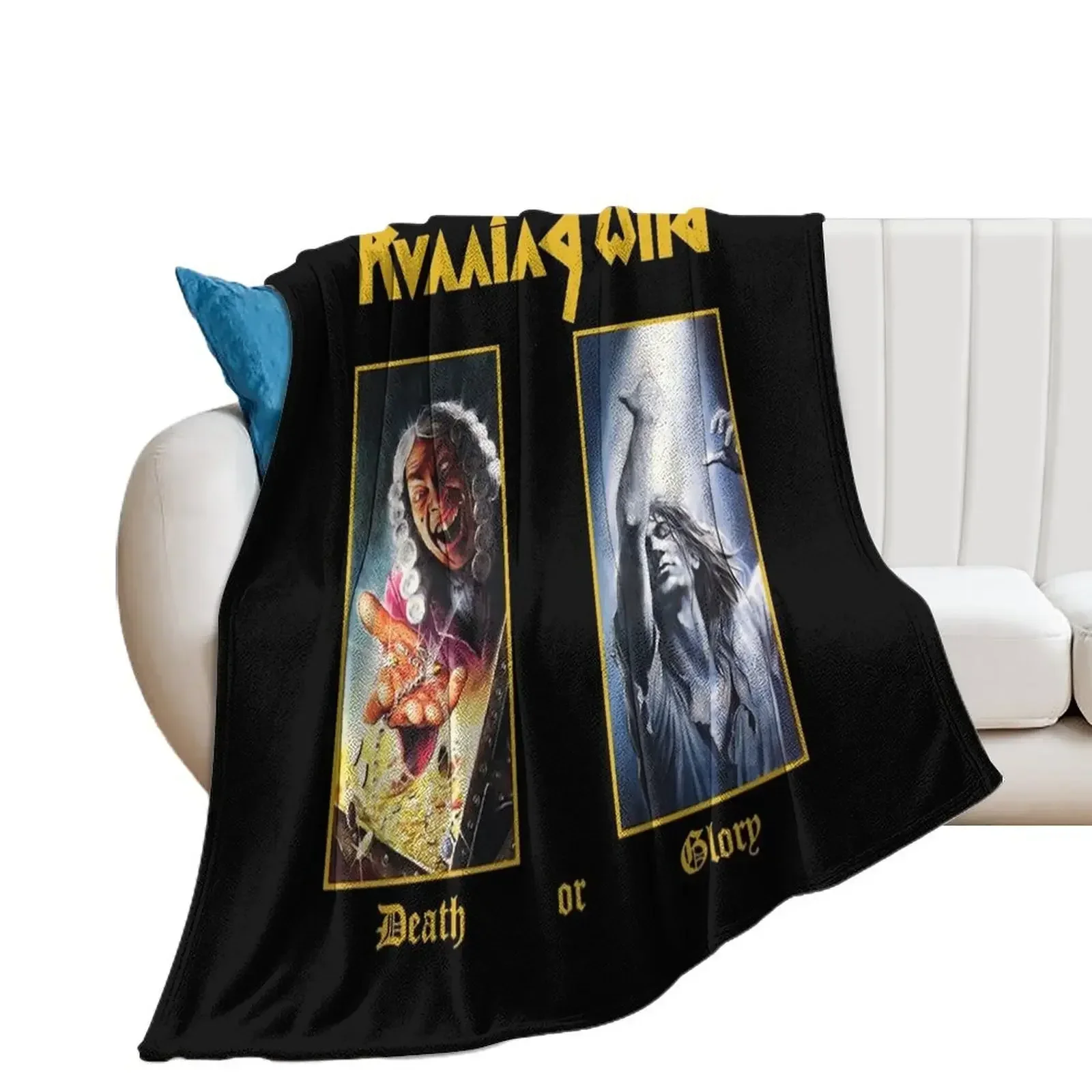 

Running Wild Classic T-Shirt Throw Blanket Hair Shaggy wednesday Bed linens Blankets