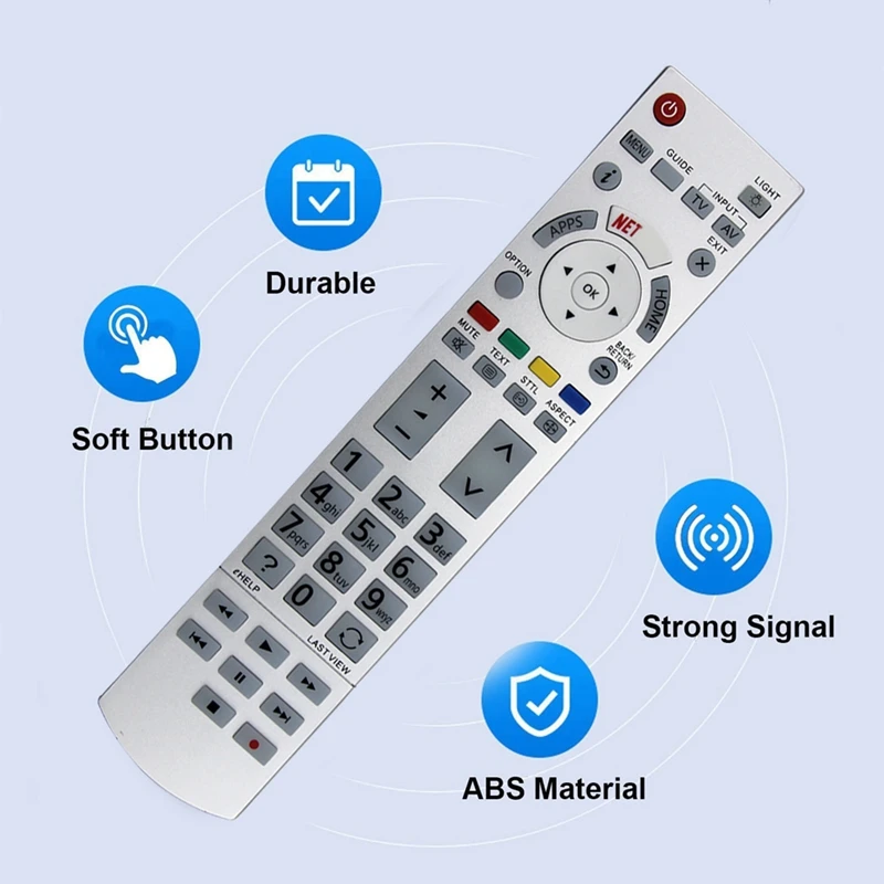 N2QAYB001012 Replace Remote For Panasonic TV TX-40CX800 TX-40CXW804 TX-50CX800 TX-50CXW804 TX-55CX800 TX-55CXW804