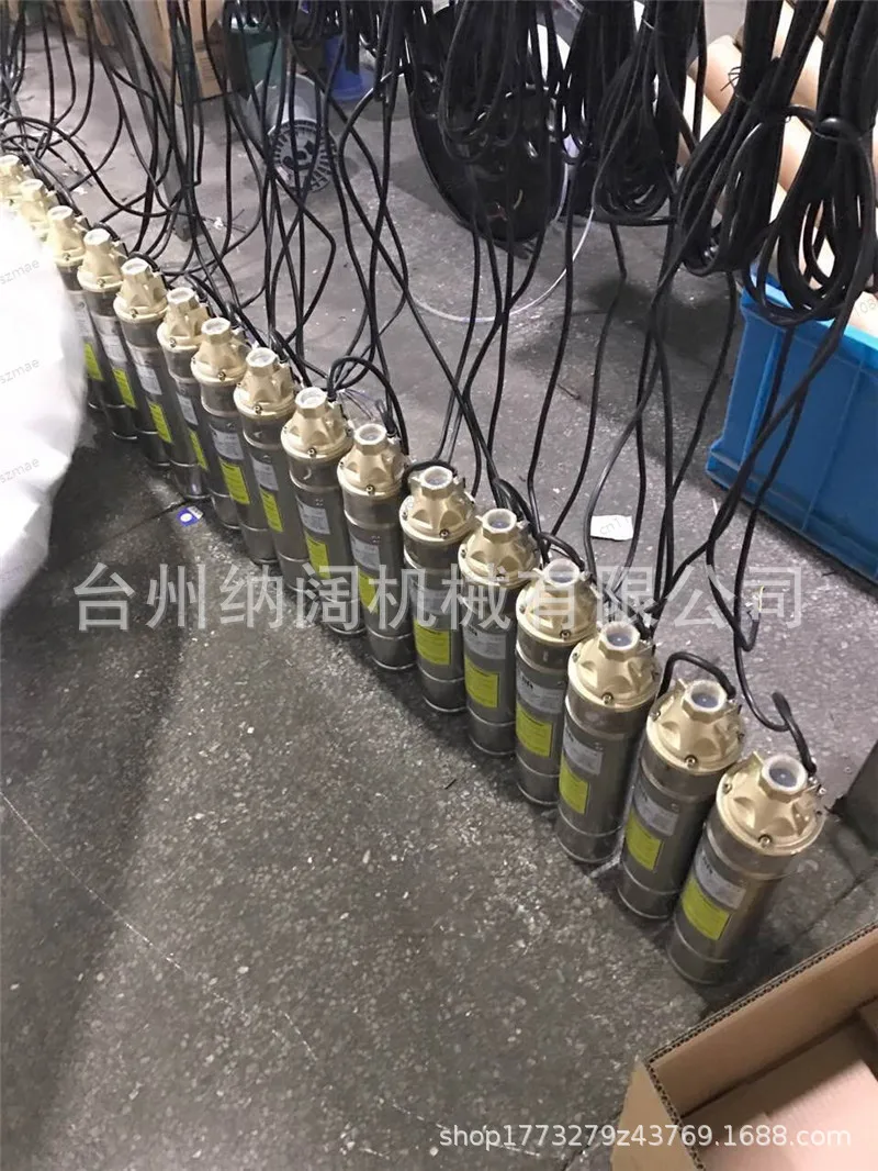 

Stainless Steel Deep Well Pump 1.5HP US Standard 4" Agricultural Irrigation High-Pressure Submersible Pump 110V/60Hz Water Pump