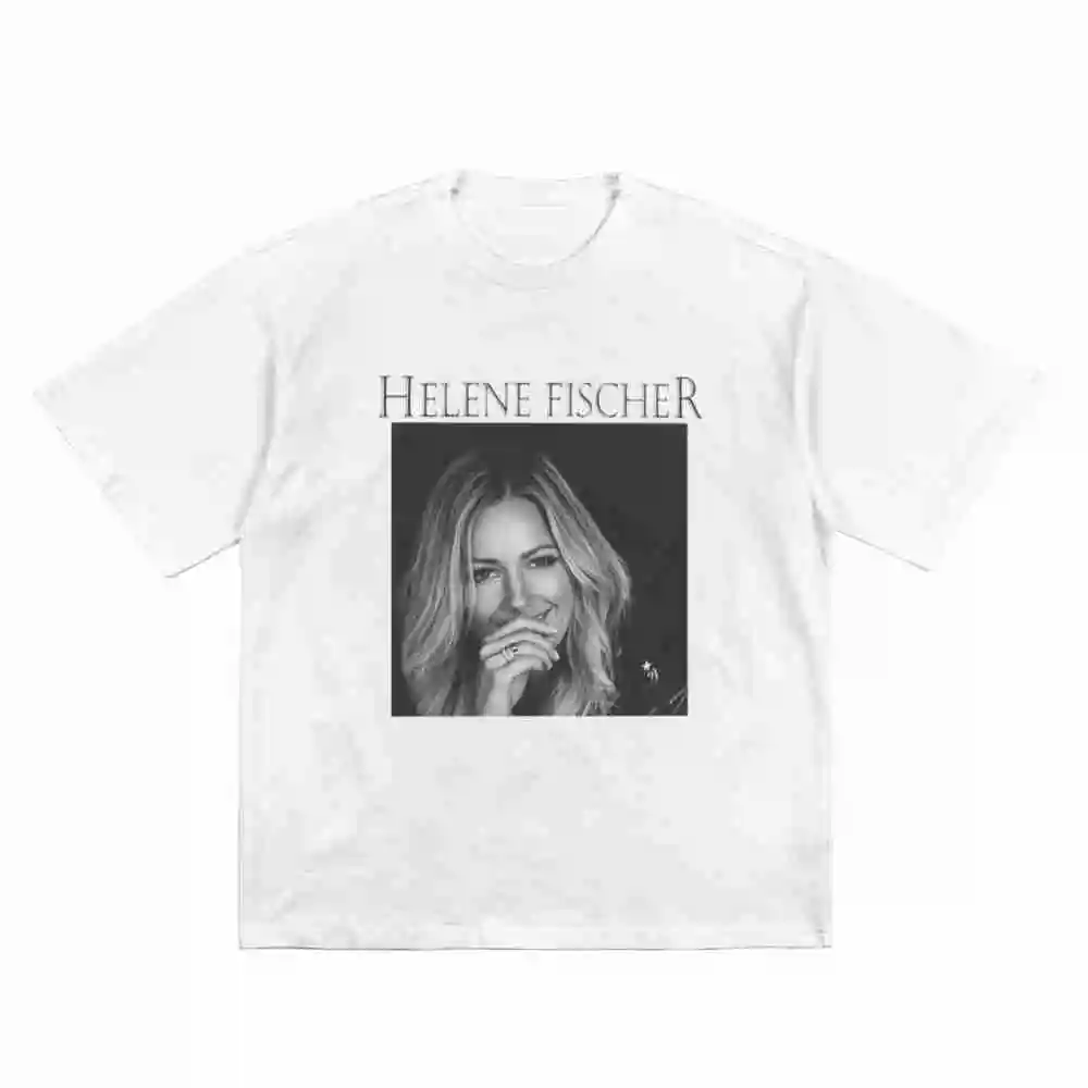 Helene Iconic Logo Portrait Short Sleeve Tee 100% Cotton T-Shirt