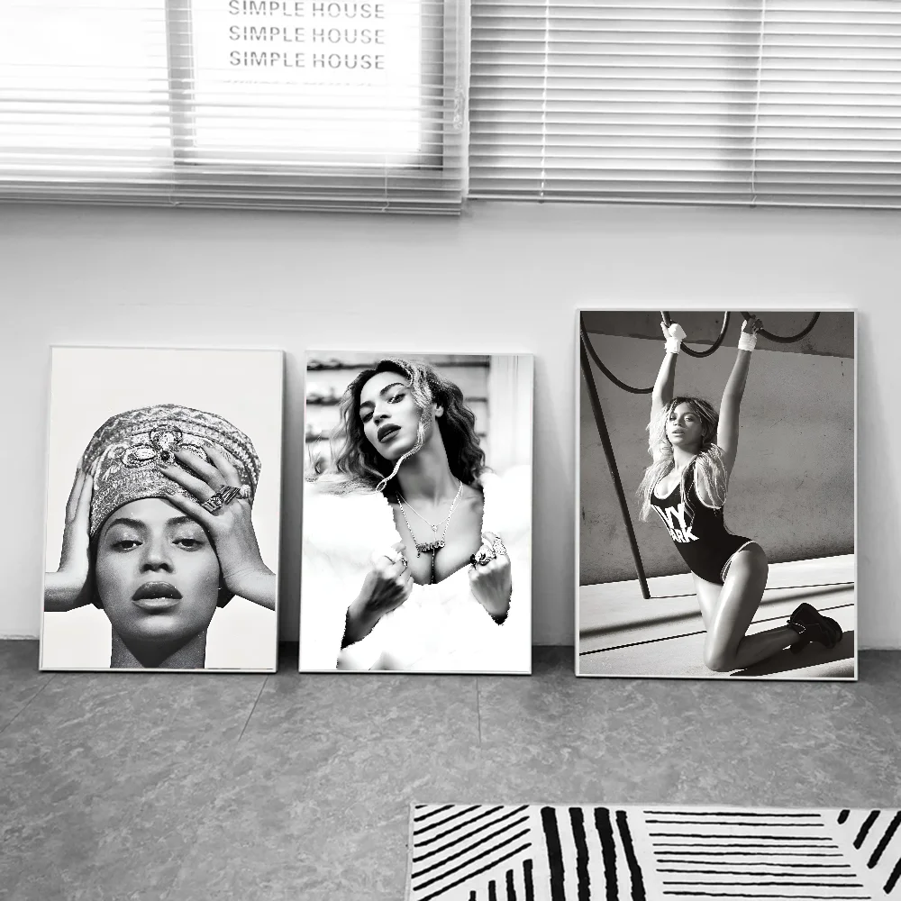 Beyonce Super Music Singer Star Poster Stickers Living Room Bedroom Entrance Cafe Wall Art Decoration Painting Room Home Decor