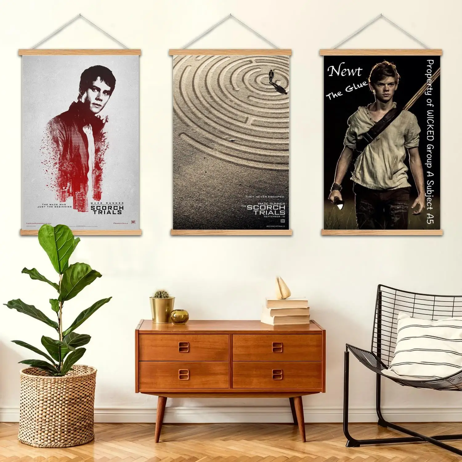 newt maze runner Framed Wall Painting Canvas Art Poster, Wall Art,  Modern Family, Bedroom Decor, Posters,Decorative painting