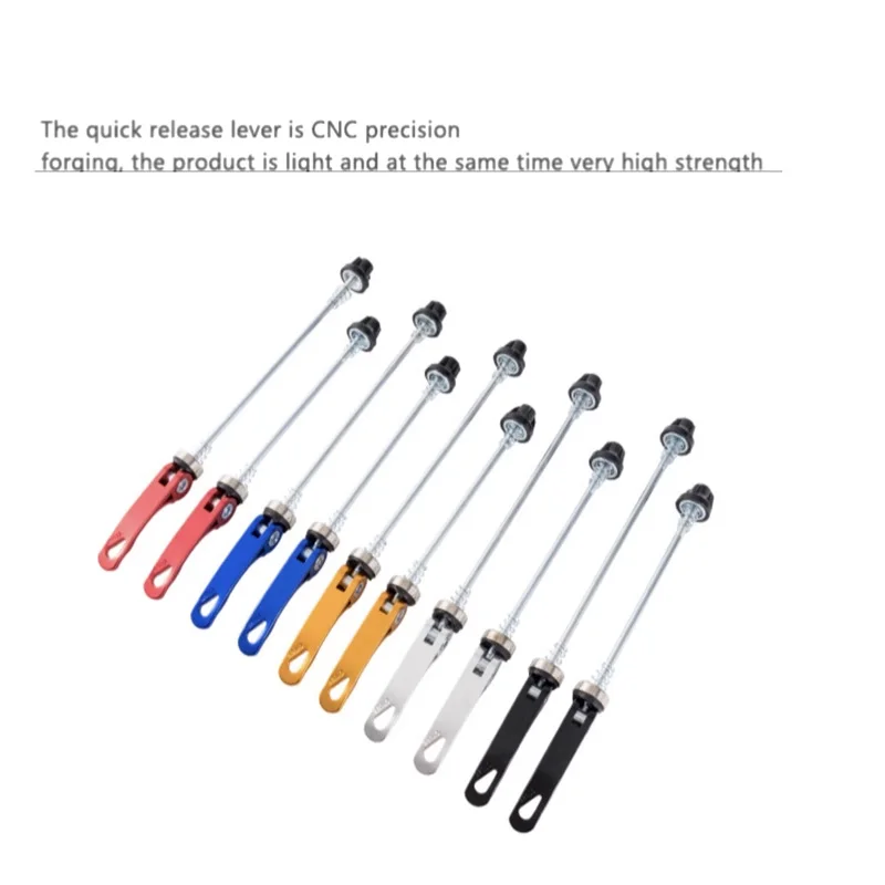 1 Pair Bicycle Quick Release 190*150mm Aluminum+Galvanized Iron Block MTB Hub Extended Quick Release Skewer Bike accessories