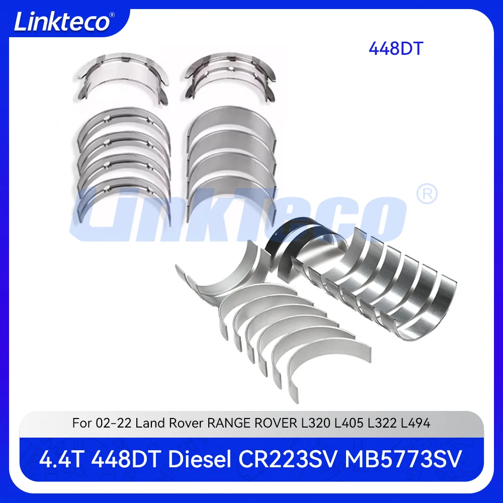 

Engine Crankshaft Main Connecting Rod Bearing For 05-22 3.6 4.4 T L Diesel Land Rover Range Sport L322 L320 L494 L405 3.6T 4.4T