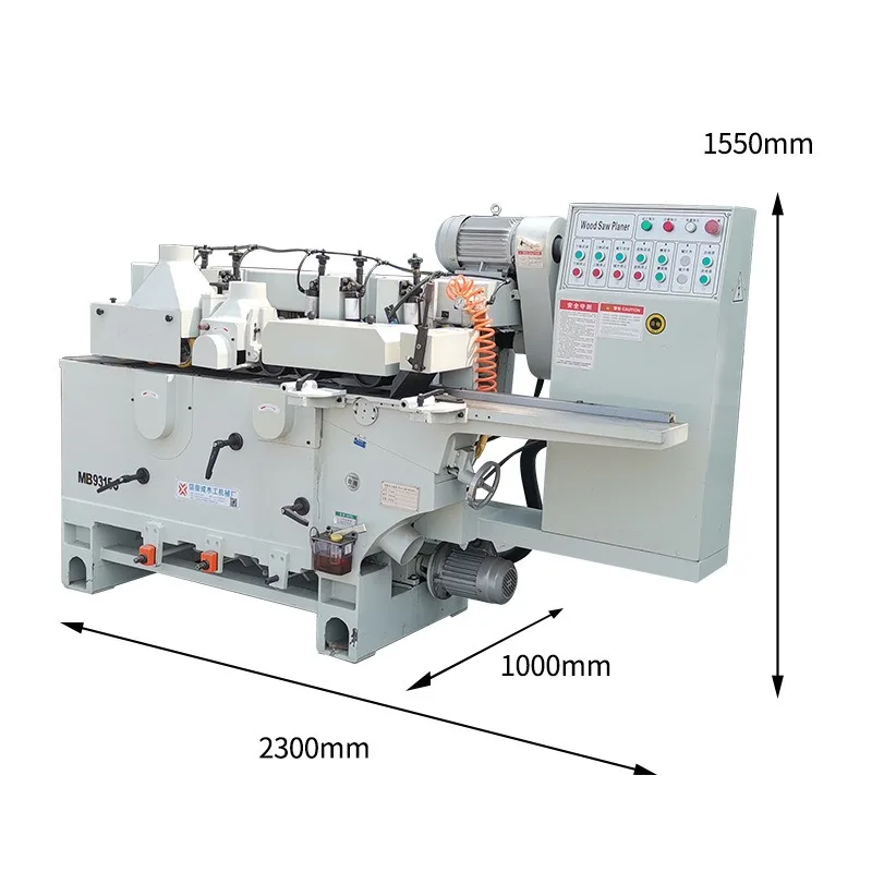 Woodworking machinery planer saw machine lower and upper double-sided planer rear shaft multi-piece saw