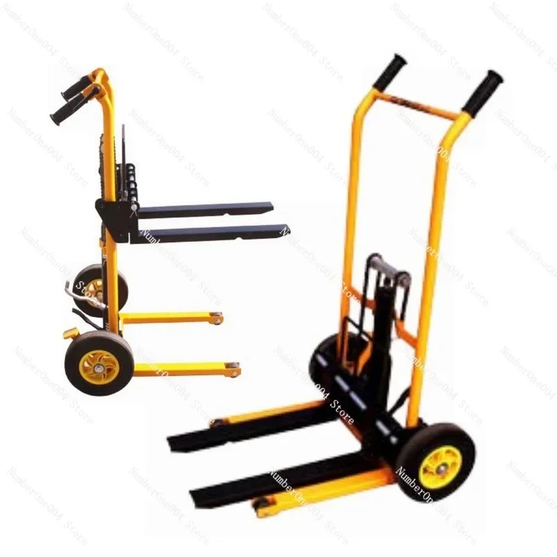 Applicable To Four-wheel Universal Forklift Lifting Folding Type Flat Tiger Truck Cargo Handling Forklift