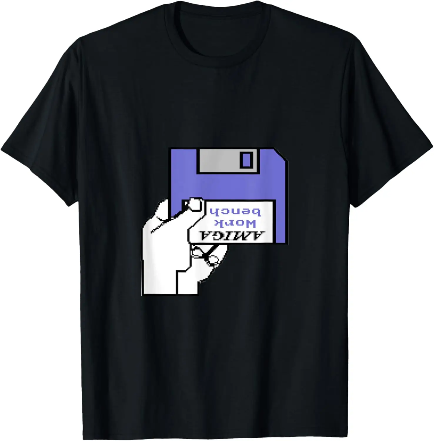

Футболка Amiga Workbench Floppy Insert в стиле ретро с компьютером