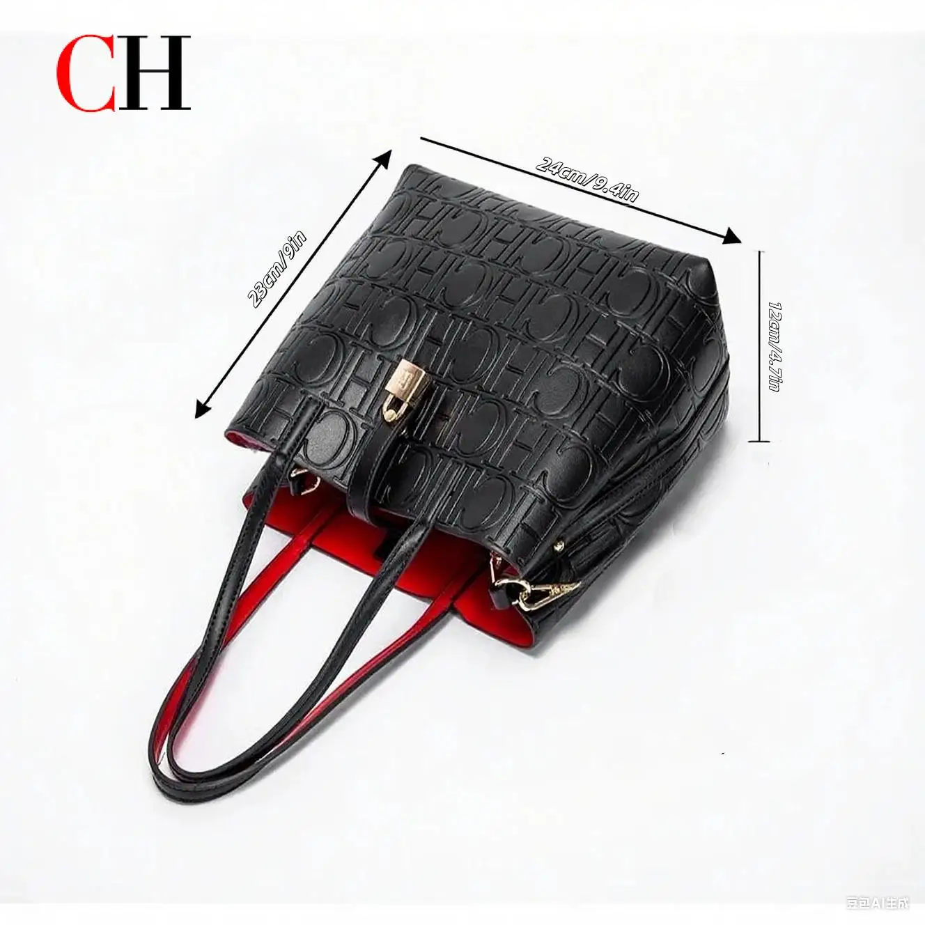 

Высококачественная модная брендовая женская сумка на плечо, большая вместительная повседневная женская сумка из искусственной кожи с жестким буквенным тиснением