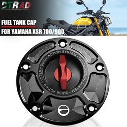 Motorcycle Fuel Tank Cap For YAMAHA XSR 900 700 2016-2022 XJ6 XJR 1300 XT660X Oil Gas Airbox Cover Modified Parts CNC Aluminum