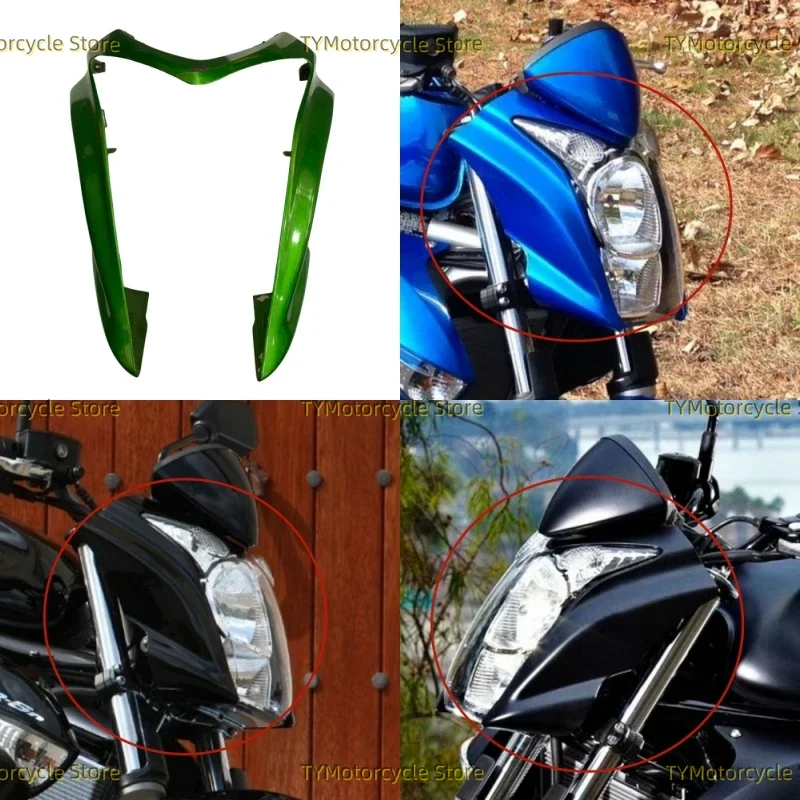 

Motorcycle Front Upper Fairing Headlight Cowl Nose Fit For Kawasaki Ninja ER6N ER-6N ER 6N 2009 2010 2011