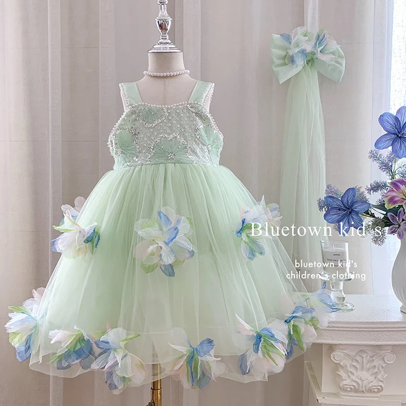 2026 Girls Flower Fairy Lolita Princess Summer New Girls Wizard of Oz Birthday Dress Fairy Dress