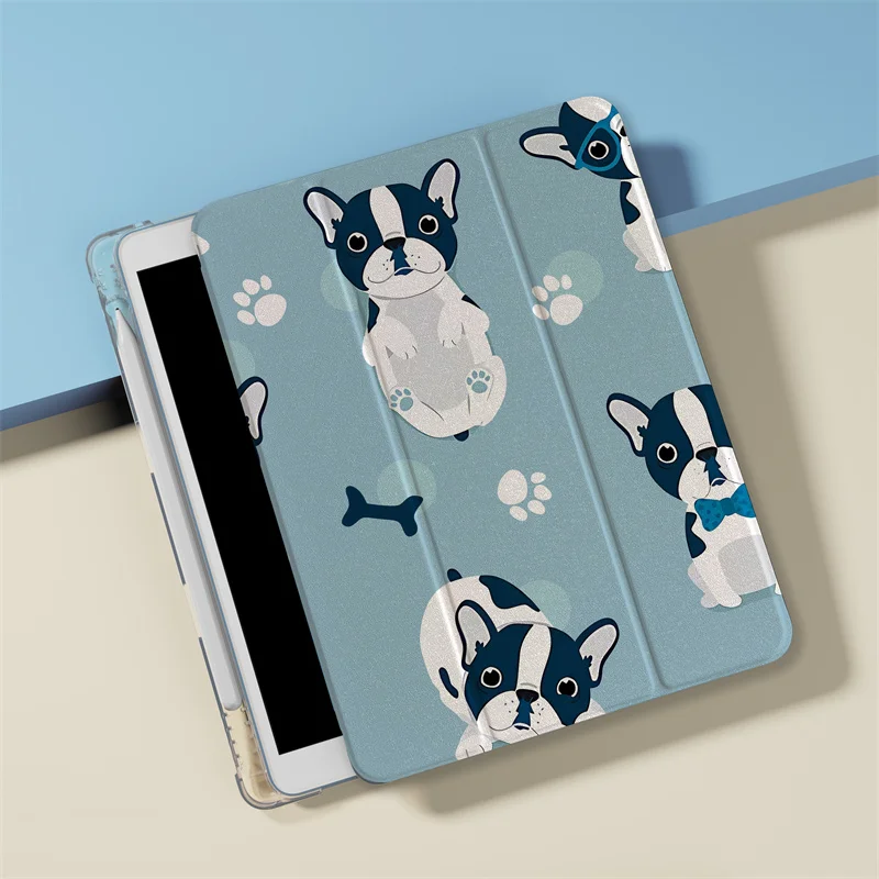 Etui na tablet Kawayii puppy do iPada Pro 11 cali Air 2024 Air3 10,5 iPad Air 5 4 10,9 10 5 6 7 8 10,2 9,7 cala mini 6 5 4 Pokrowiec