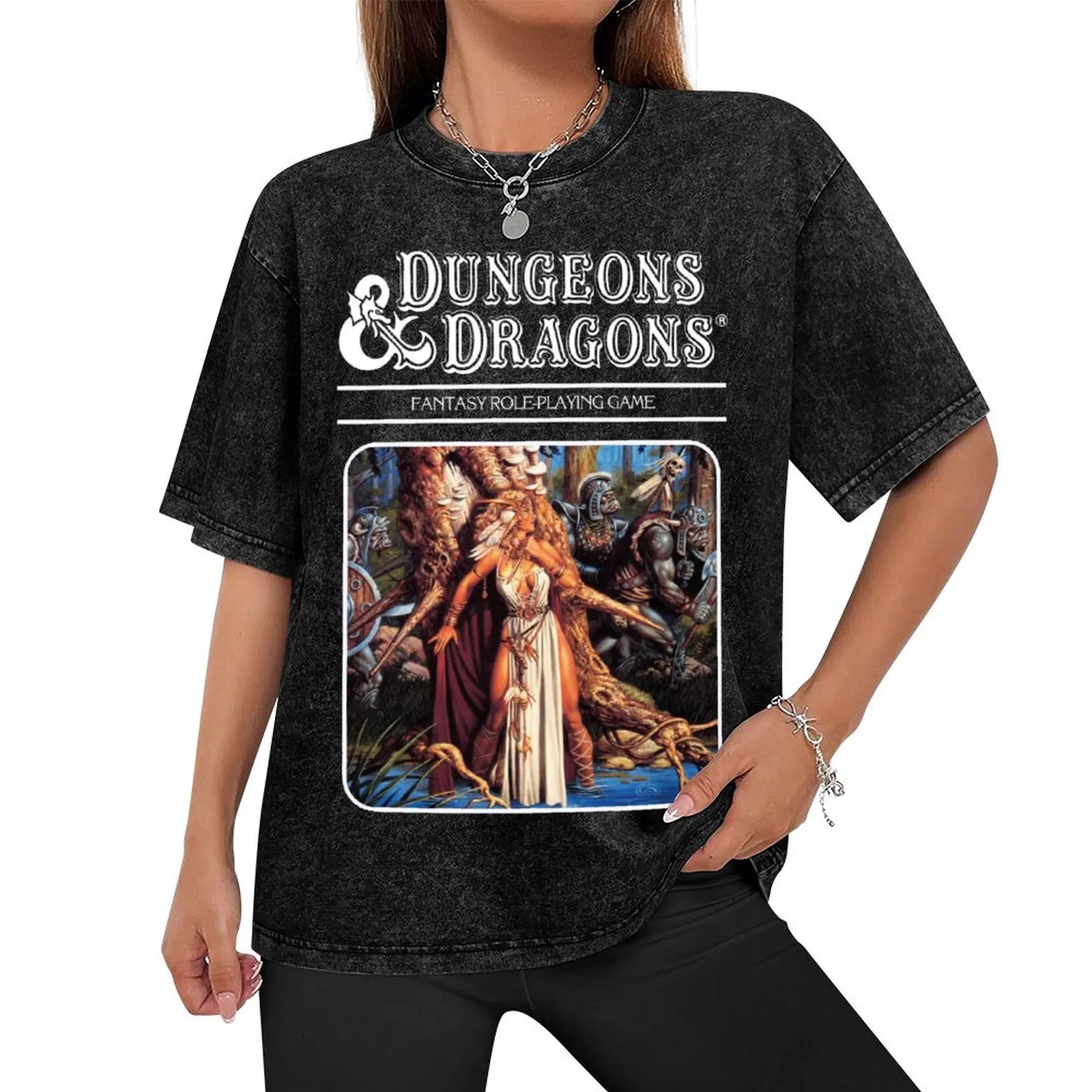 Dungeons & Dragons Legacy of Blood Module Artwork T-Shirt funny shirt cotton affliction shirts Funny t-shirt mens tall t shirts