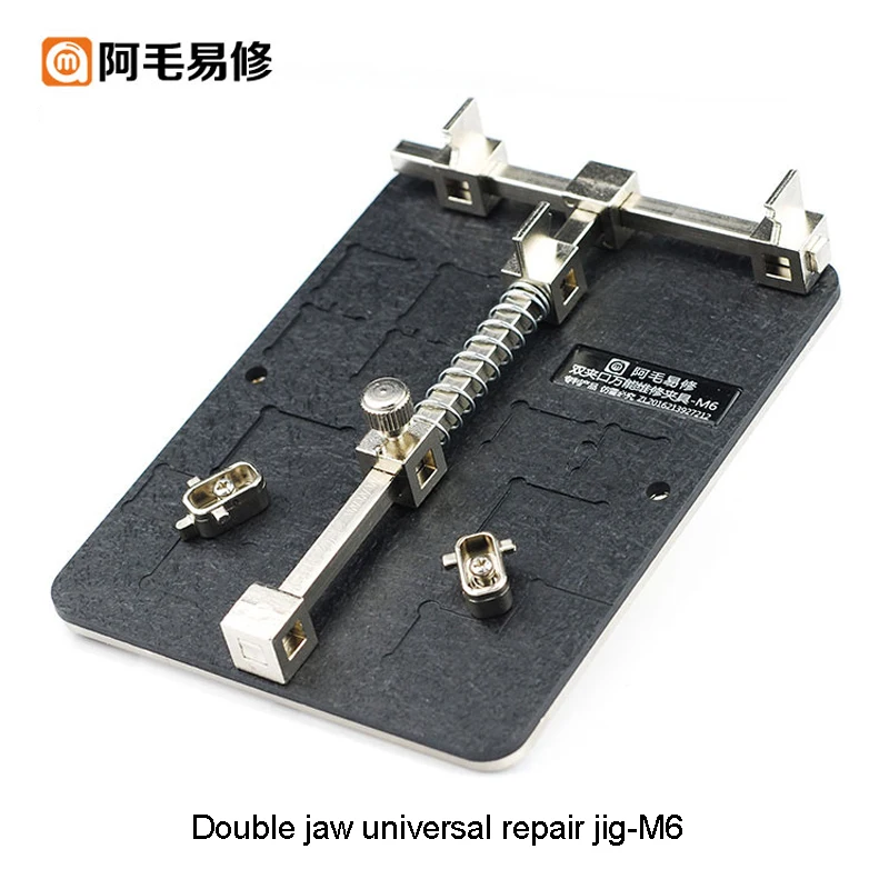 Amaoe M6 M7 M8 Dual-Kẹp Thông Minh Đa Năng Gắn Đá Tổng Hợp Thẻ Suy Diễn Keo Sửa Chữa Điện Thoại Jig Giá Đỡ