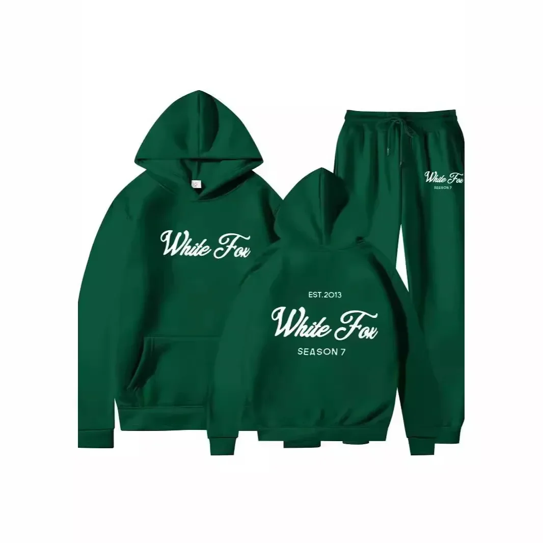 

Hot Sale Of The Season Spring Autumn Women's Hoodie Set Street Style Oversized Fleece Print Loose Fit Girls Fashion Casual Comfo