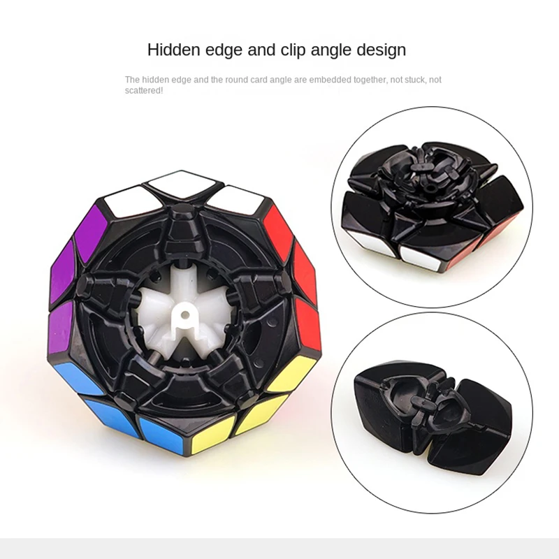 Sengso Megaminx 매직 큐브, Shengshou 자석 전문 퍼즐 하이 퀄리티, 어린이 피젯 장난감, 2x2