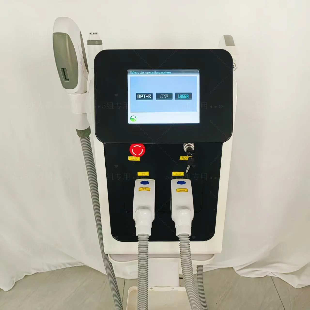 IPL OPT 3 In 1 Permanent Hair Removal E-light Epilator Nd Yag Laser Tattoo Removal RF Wrinkle Removal Whitening Facial Lift CE
