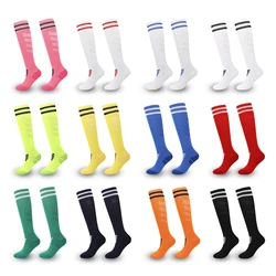 Men's football socks, children's summer boys' long tube bright color classic high tube anti slip professional sports socks