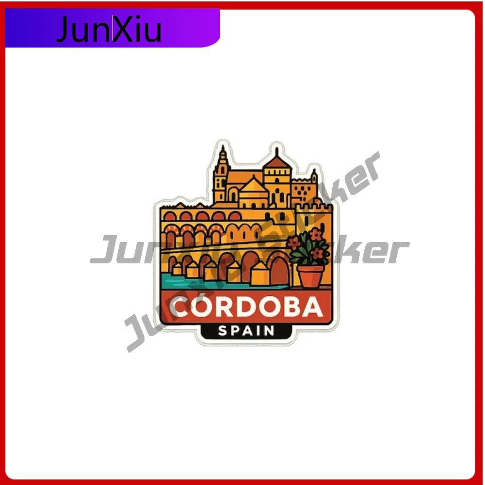 

Cordoba Spain Vacation Waterproof Sticker Vinyl Decal Accessories Vintage Suv Bumper Bodywork Guitar Motorcycle Helmet Stickers