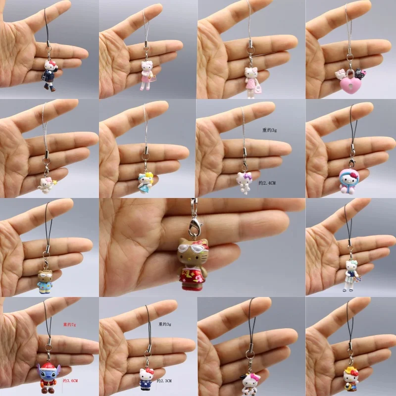 

Kawaii Hello Kitty Bag Charm Cute Anime Women Accessories Versatile Keychain Handbag Doll Decoration Student Girl Gift Wholesale