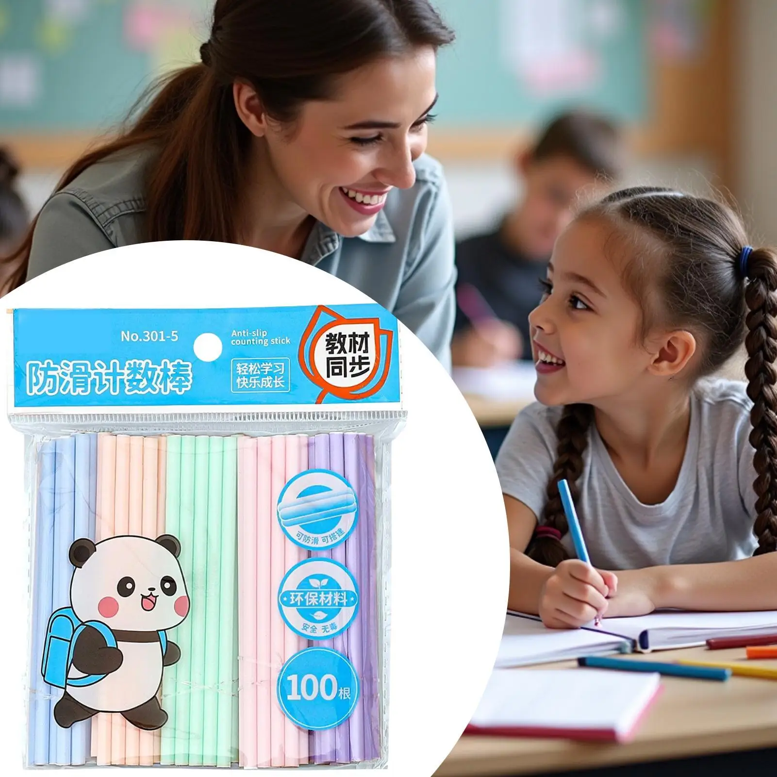 Tellen Math Stick 100 Stuk Leren Educatief Speelgoed Kinderen Tellen Sticks Wiskundige Manipulatives Voor Jongens Meisjes Kinderen