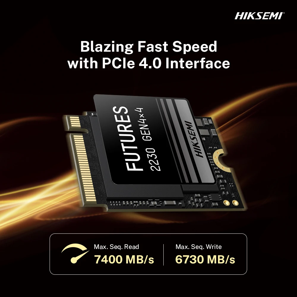 HIKSEMI FUTURES 7400 메가바이트/초 SSD 2230 NVMe 1TB 2TB M.2 PCIe 4.0 2230 1024GB 2048GB 노트북 스팀 데크용 내장 솔리드 스테이트 드라이브