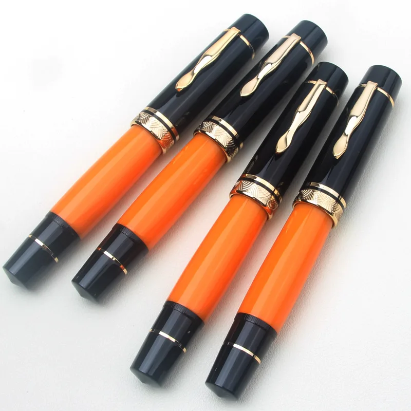 Collector MAJOHN P139 Piston Fountain Pen All Brass Construction Large No.8 40 Size Nib Hard Rubber Ebonite Feed Retro Writing