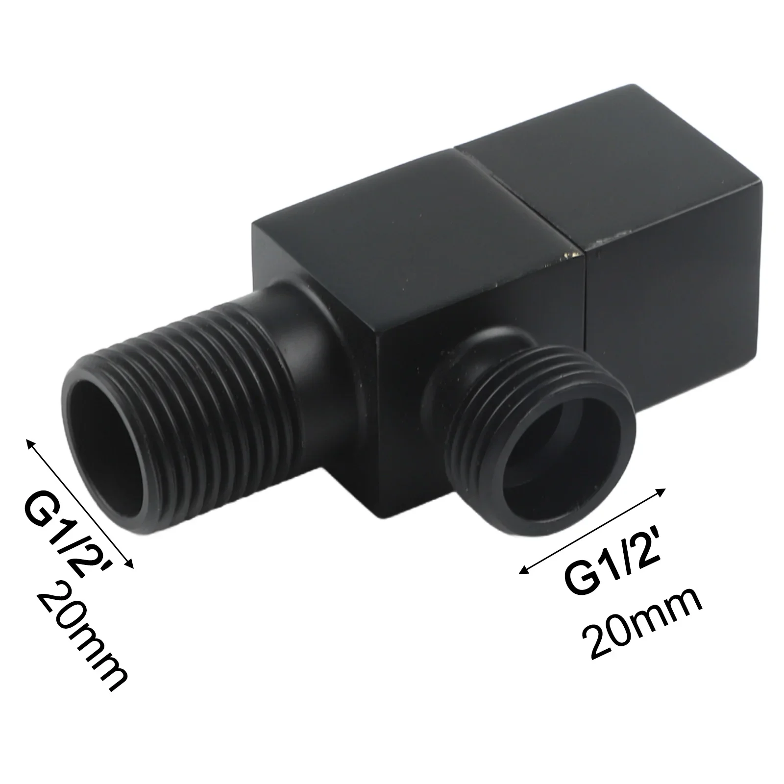 For Low Medium High Water Pressure System Triangle Valve Male Thread 1Pc Anti-Rust Wall Mounted Chrome Plating Easy Operation
