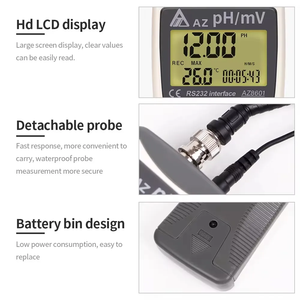 HEDAO Az8601 Tragbares Wasserqualitätsmessgerät